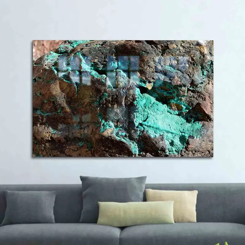 Elegant Printed Glass: Modern Nature Landscape Design