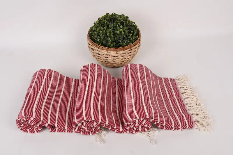 70x40 Bamboo Striped Towel, Quick-dry towel, Travel Towel, Girls Weekend Favors, Absorbent Turkish towel, Customized Towels, Monogram Turkish Towel - 8