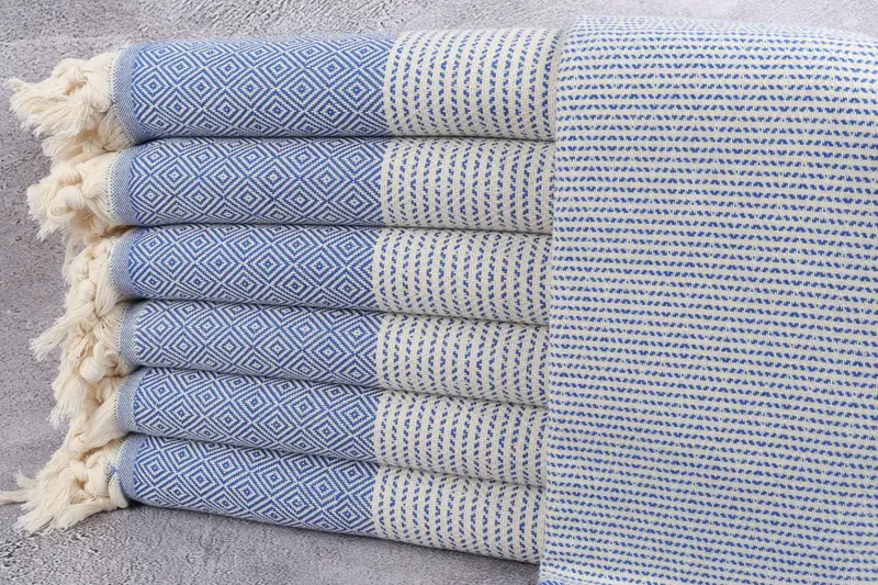 Bridesmaid Gifts Personalized, Organic towel, Bridesmaid Towel, Bachelor Bachelorette Party Favors, Bridesmaid Gift, 70x36 Cotton Diamond Towel - 1