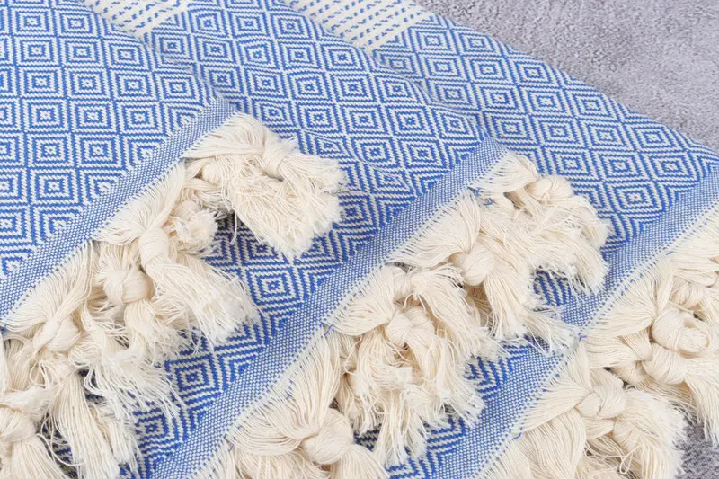 Bridesmaid Gifts Personalized, Organic towel, Bridesmaid Towel, Bachelor Bachelorette Party Favors, Bridesmaid Gift, 70x36 Cotton Diamond Towel - 4
