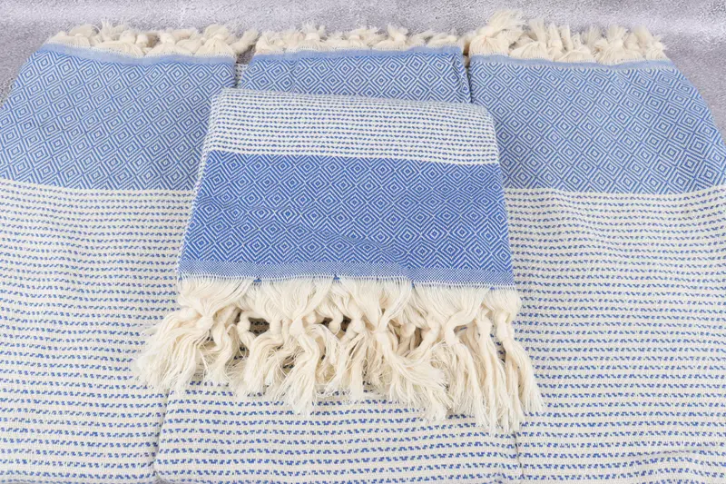 Bridesmaid Gifts Personalized, Organic towel, Bridesmaid Towel, Bachelor Bachelorette Party Favors, Bridesmaid Gift, 70x36 Cotton Diamond Towel - 5