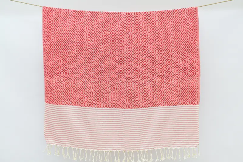 Welcome Wedding Gift, Soft towel, Bachelorette Gifts, Oversized Beach Towel, 76x38 Cotton Diamond Towel, Yoga Towel, Bath towel, Unique Wedding Gift - 8