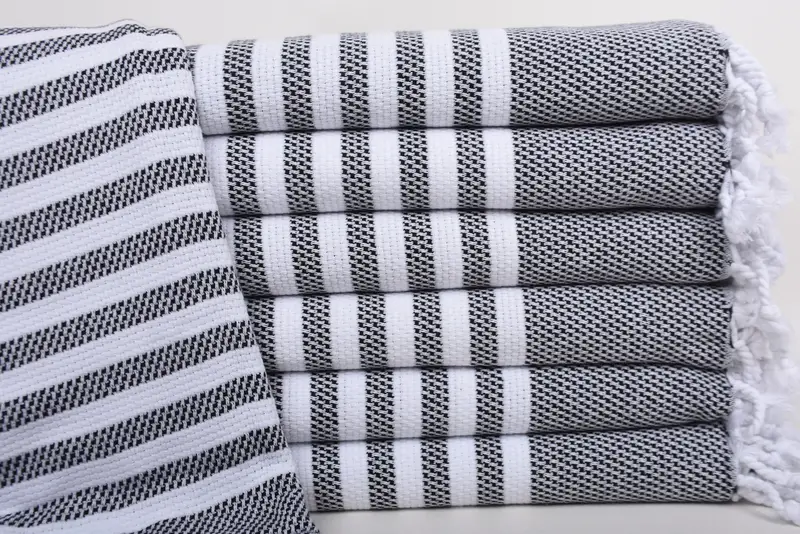 68x40 Cotton Striped Towel, Handmade Gift, Wedding Shower Gift, Personalized Bridesmaid Gift, Personalized Gifts, Eco-Friendly Turkish Towel
