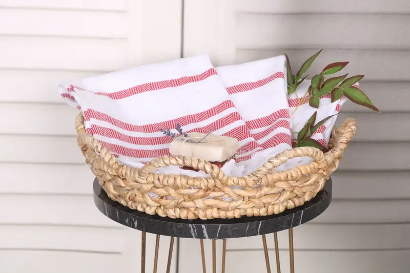 Towel With Name, Personalized Hand Towel, Unique Gift, Bridesmaid Gifts, Personalized Gift, 36x24 Cotton Herringbone Towel, Decorative Towel - 5