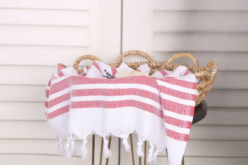 Towel With Name, Personalized Hand Towel, Unique Gift, Bridesmaid Gifts, Personalized Gift, 36x24 Cotton Herringbone Towel, Decorative Towel - 2