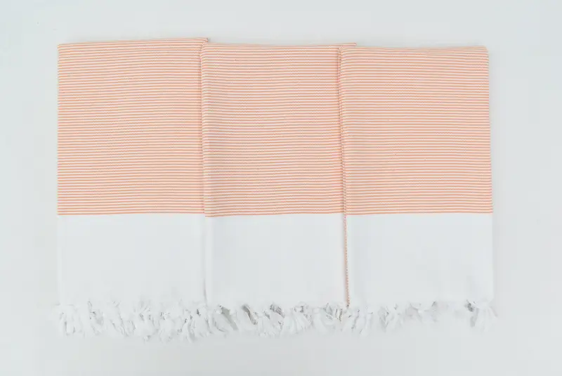Thin towel, Personalized Wedding Gift, Travel towel, 70x40 Cotton Striped Towel, Monogrammed Turkish Towel, Gift Boxes Towel, Embroidery Towel - 6