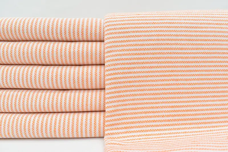 Thin towel, Personalized Wedding Gift, Travel towel, 70x40 Cotton Striped Towel, Monogrammed Turkish Towel, Gift Boxes Towel, Embroidery Towel - 1