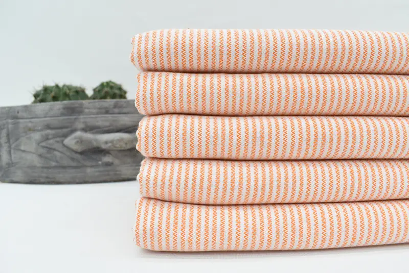 Thin towel, Personalized Wedding Gift, Travel towel, 70x40 Cotton Striped Towel, Monogrammed Turkish Towel, Gift Boxes Towel, Embroidery Towel - 2