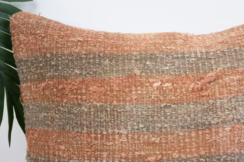 Outdoor Patio Cushion, Muted Pillow Sham, Kilim Pillow Cover, 12x12 Beige Pillow Cover, Kilim Pillow, Cushion Cover, Throw Kilim Pillow - 2