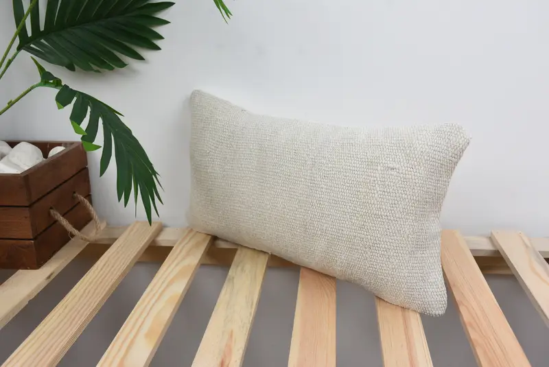 Bolster Cushion Cover, Pillow for Sofa, Pet Pillow Sham, Pillow Sham, Cotton Pillow Case, 8x16 White Pillow Cover, Gift Pillow, Pillow for Couch - 5