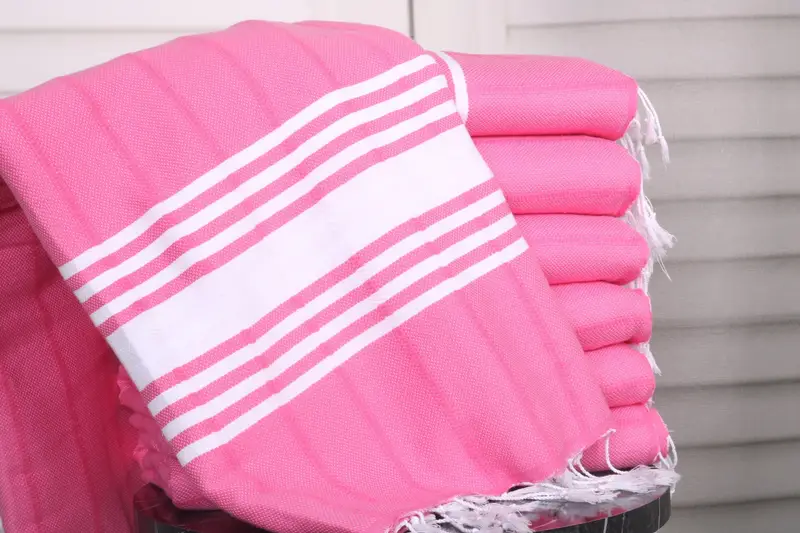 Halloween Gifts Pink Cotton Towel Monogram Turkish Bath, 40x71 Inches