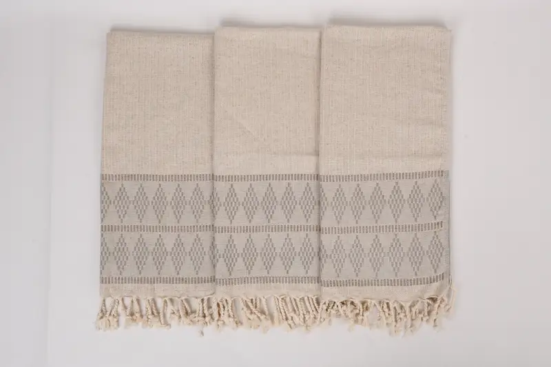 Valentines Day Gift Idea, Custom Hand Towel, Gift For Her, 40x20 Linen Kilim Design Towel, Holiday Towel, Turkish Tea Towel, Personalized Hand Towel - 7