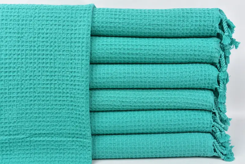 Personalized Hand Towel, Monogram Hand Towel, Baby Boy Gift, Housewarming Gift, 40x20 Cotton Waffle Towel, Bulk Order Towel, Personalized Dish Towel - 1
