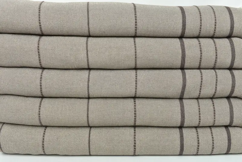 Throw Blanket Couch, 100x80 Cotton Striped Towel, Boho Throw Blankets, Employee Gifts, Personalized Blanket, Custom Wedding Gift From Bridesmaid - 2