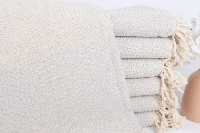 Turkish Towel Beach, 70x40 Cotton Polka Dot Towel, First Wedding Anniversary Gift, Bachelor Gift, Housewarming Gift, Personalized Gifts - 1