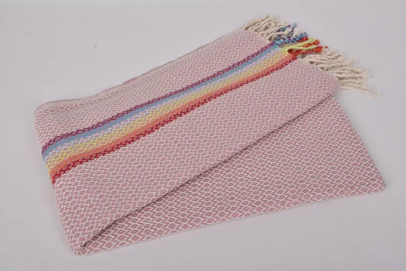 Custom Towel, Birthday Gift, Lightweight Turkish towel for beach, Best Beach Towel, Organic Towel, 70x40 Cotton Diamond Towel, Custom Gift - 5