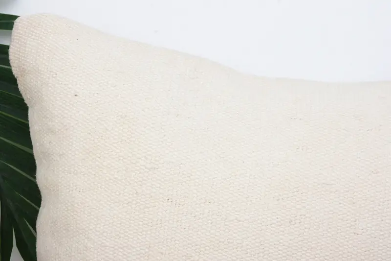14x14 White Pillow, Tapestry Cushion Case, Vintage Kilim Pillow, Cushion Cover, Home Decor Pillow, Ethnical Kilim Rug Pillow - 2