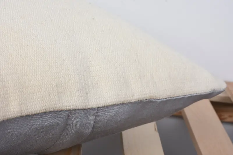 14x14 White Pillow, Tapestry Cushion Case, Vintage Kilim Pillow, Cushion Cover, Home Decor Pillow, Ethnical Kilim Rug Pillow - 7