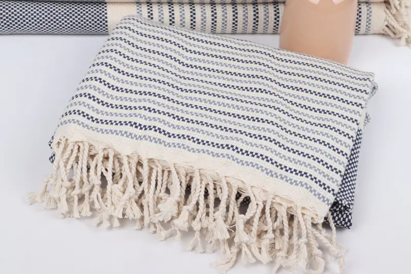 Beach Towel Bulk, Handmade Gift, Embroidered Towel, 70x40 Cotton Geometric Towel, Personalized Gift For Her, Bachelor Bachelorette Party Favors - 5