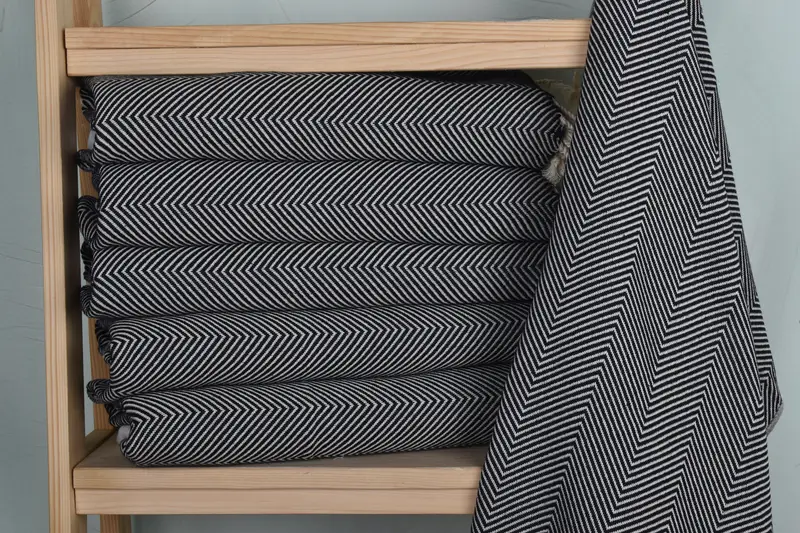 Monogram el havlu, Türk havlu monogram, 40x20 pamuklu balıksırtı havlu, Türk Çay havlu, Sevgililer Günü Hediyesi, Kişiselleştirilmiş Hediyeler - 2
