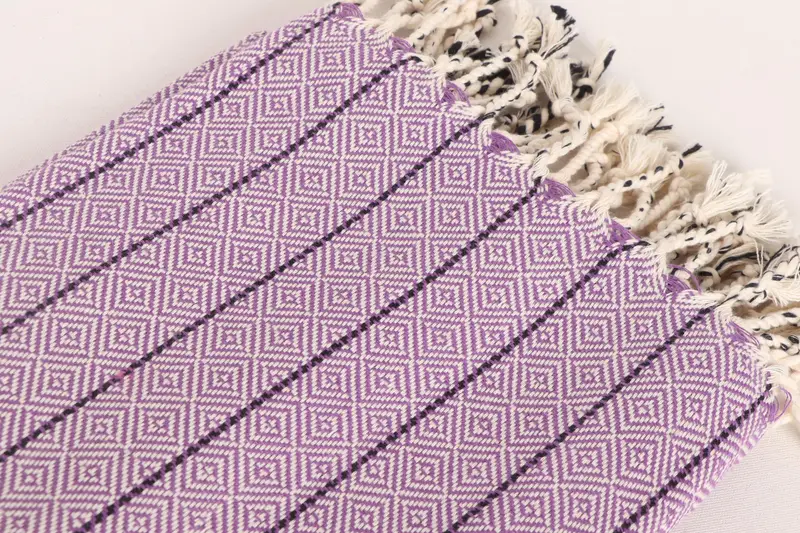 Scarf Towel, Custom Turkish Towel, Absorbent towel, Bachelor Party Favors, 68x38 Cotton Diamond Towel, Personalized Gift, Turkish bath towel - 5