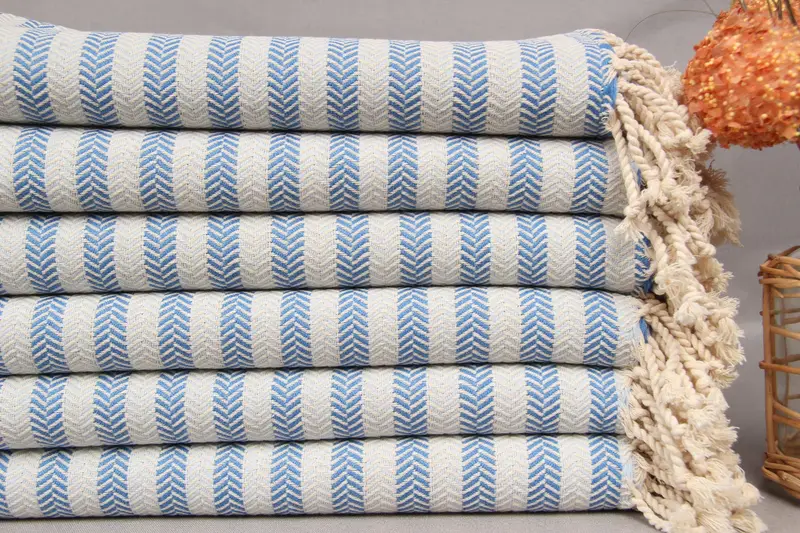 Personalized Turkish Towel, 70x40 Cotton Herringbone Towel, Mother Of The Groom Gift, Home Decor Gifts, Personalized Wedding Gift, Towel With Name - 2