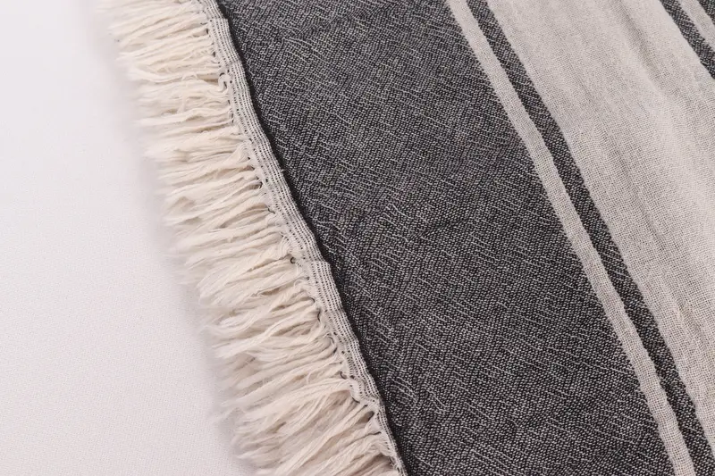 Valentine Day Gift For Her, Couch Blanket, Housewarming Gift, Throw Blanket, 70x60 Cotton Striped Towel, Throw Blanket Couch, Girl Trip Party Favor - 7