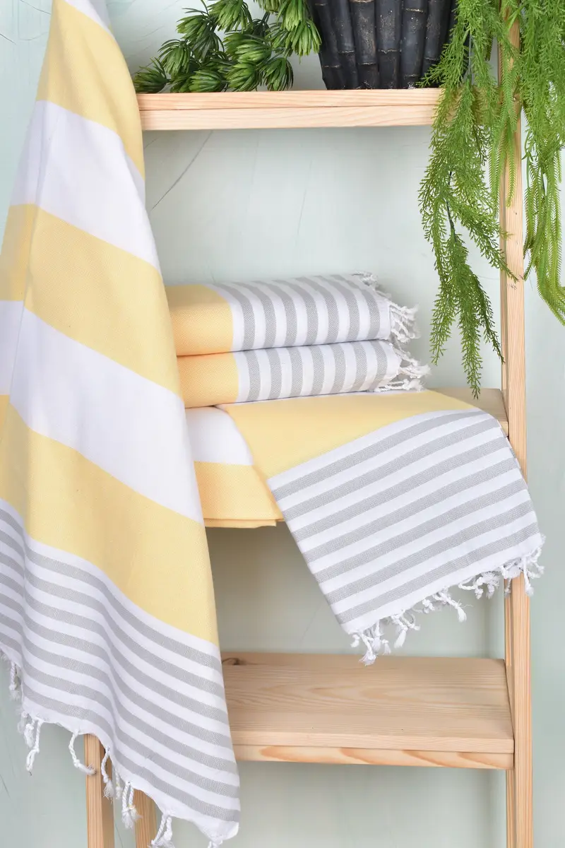 Towel With Name, Gym Towel, 70x40 Cotton Striped Towel, Bachelorette Party Decorations, Merry Christmas Gifts, Turkish towel, Bridal Shower Gift - 6