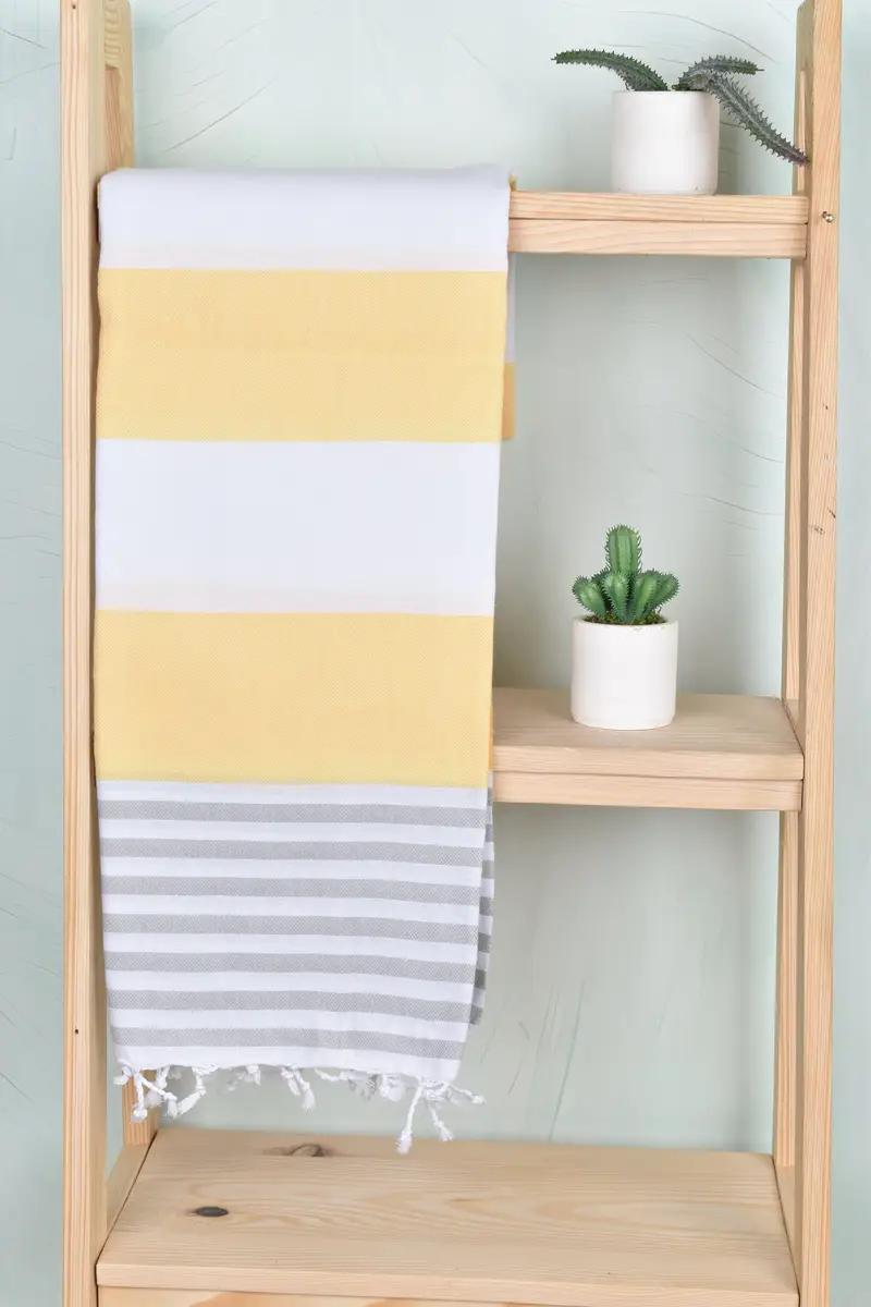 Towel With Name, Gym Towel, 70x40 Cotton Striped Towel, Bachelorette Party Decorations, Merry Christmas Gifts, Turkish towel, Bridal Shower Gift - 8