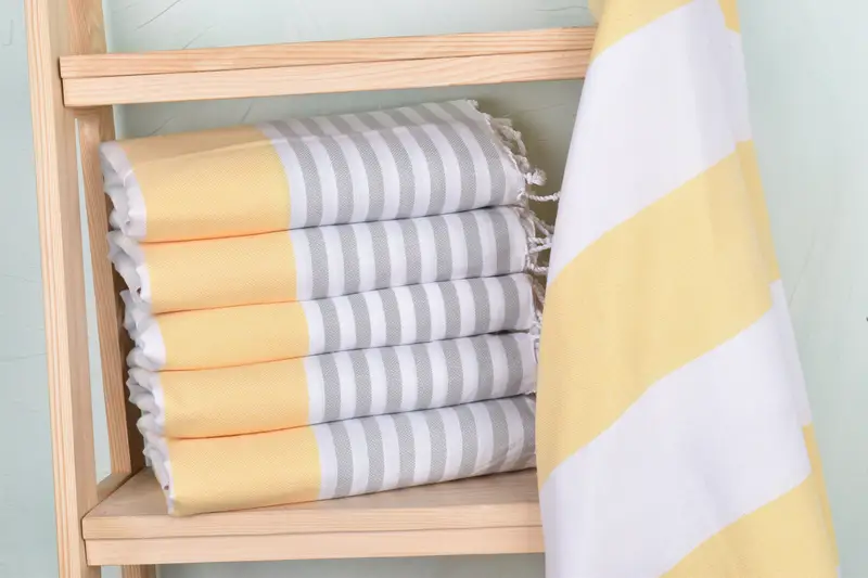 Towel With Name, Gym Towel, 70x40 Cotton Striped Towel, Bachelorette Party Decorations, Merry Christmas Gifts, Turkish towel, Bridal Shower Gift - 2