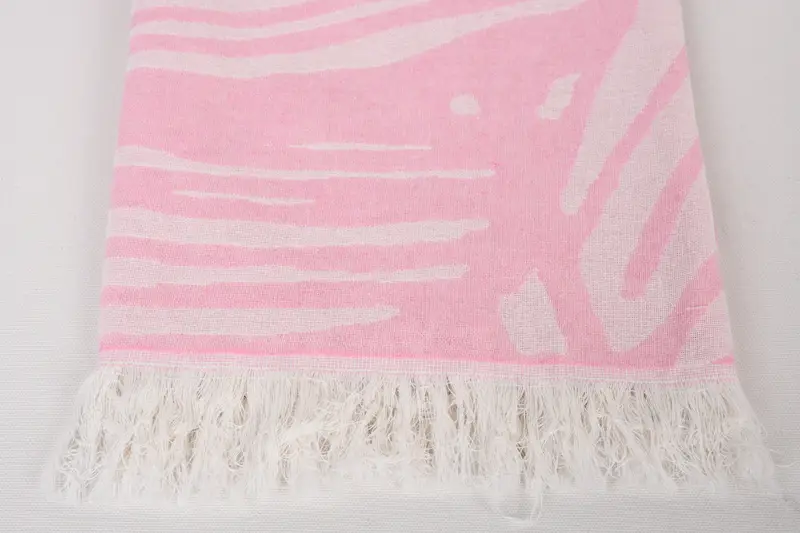 Scarf Towel, Wedding Gifts Towel, Beach Towel Bulk, Peshtemal Towel, Wedding Gift For Bride, Luxury Beach Towel, 70x40 Cotton Floral Design Towel - 4