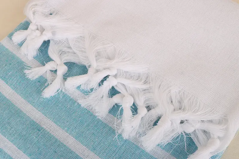 Gift For Her, Turkish Beach Towel Monogram, Gym Towel, 70x40 Cotton Striped Towel, Turkish Towel Beach, Bachelorette Party Gift, Bridal Shower Favor - 5