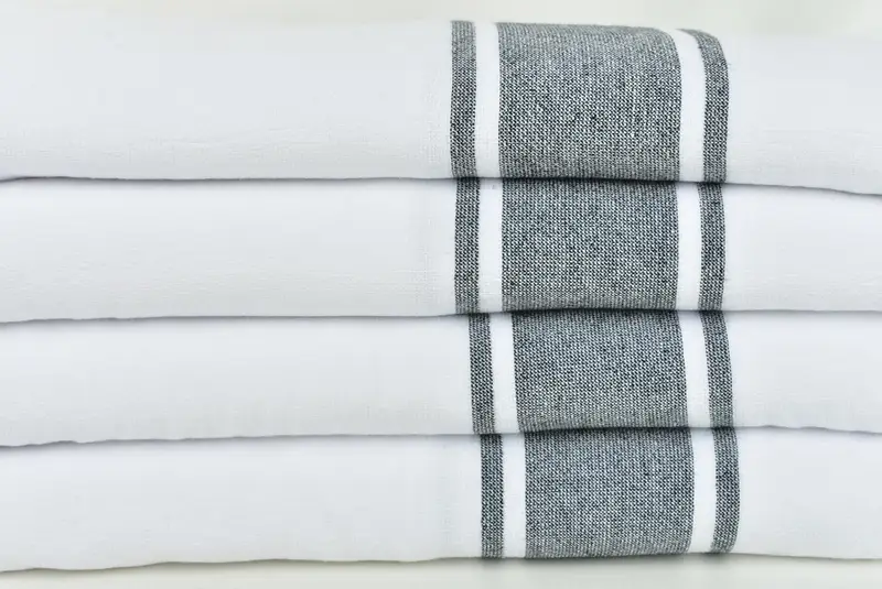 Merry Christmas Gifts, Personalized Towel, Bachelor Gifts, Monogram Towels, Housewarming Gift, 64x36 Cotton Striped Terry Towel, Sand-free towel - 2