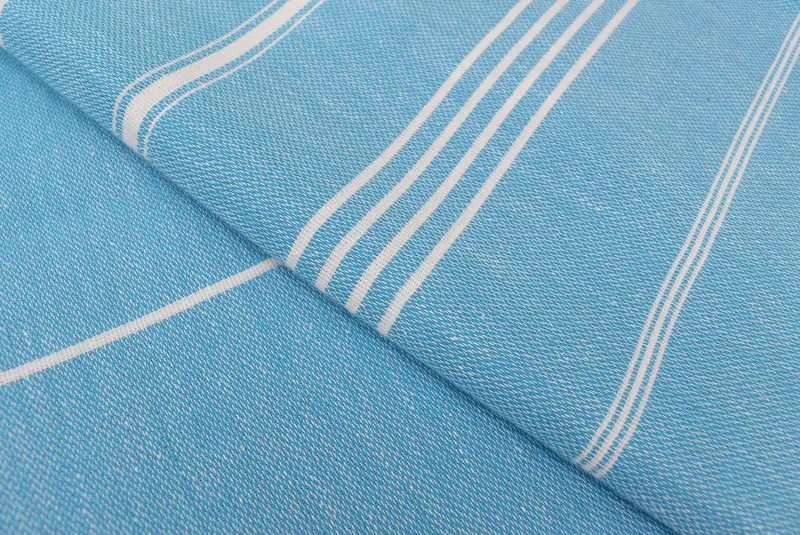70x40 Cotton Striped Towel, Bachelorette Party Gifts For Bride, Fouta towel, Embroidered Towel, Baby Boy Gift, Sand-resistant towel - 6