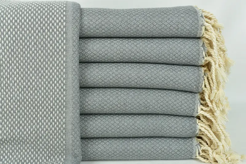 Personalize Gift, Organic Turkish towel, Handmade Gift, Beach Towel Monogram, Bridesmaid Gifts, 64x38 Cotton Geometric Towel, Handmade Turkish Towel - 1