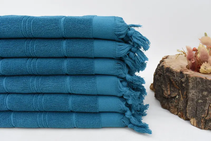 Badezimmertücher, monogrammiertes türkisches Handtuch, Hochzeitsgeschenke Handtuch, 40x18 Baumwollgestreifte Terry -Handtuch, personalisiertes Geschirrtuch, monogrammiertes Handtuch - 2