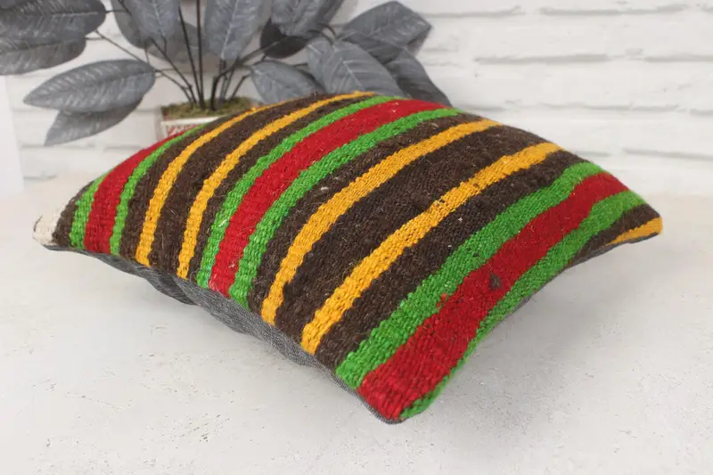 Pattern Throw Pillow Case, 14x14 Red Cushion Case, Home Decor Pillow, Outdoor Bolster Pillow Case, Interior Designer Pillow, Pillow, Pillow for Sofa - 6