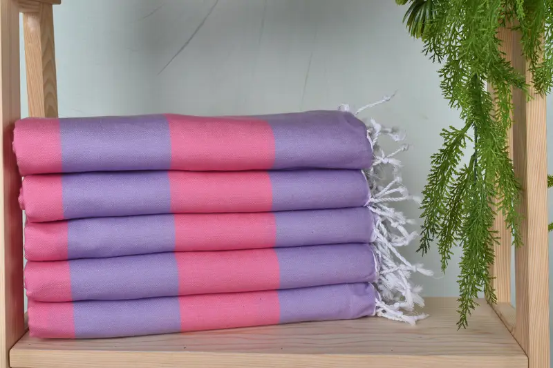 70x40 Cotton Striped Towel, Wedding Gift For Bride, Yoga Towel, Unique Wedding Gift, Sand-free towel, Personalized Bridesmaid Gift, Bridesmaid Gift - 2
