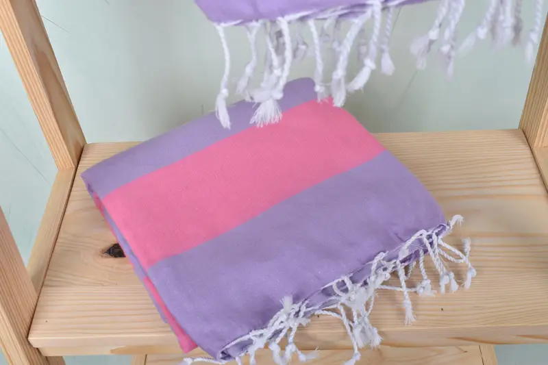 70x40 Cotton Striped Towel, Wedding Gift For Bride, Yoga Towel, Unique Wedding Gift, Sand-free towel, Personalized Bridesmaid Gift, Bridesmaid Gift - 5