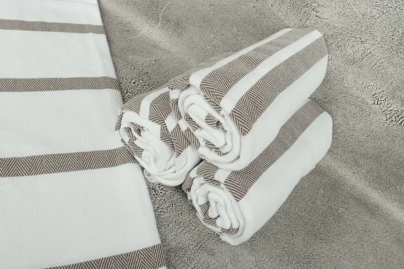 Holiday Towel, Quick-dry peshtemal, Bachelor Bachelorette Party Favors, Wedding Gift For Bride, 70x40 Cotton Herringbone Towel, Summer Gift - 8