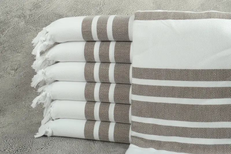 Holiday Towel, Quick-dry peshtemal, Bachelor Bachelorette Party Favors, Wedding Gift For Bride, 70x40 Cotton Herringbone Towel, Summer Gift - 1