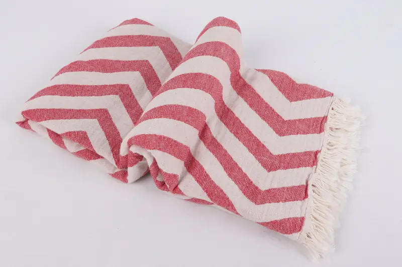 Gift For Wedding Day, Quick-dry peshtemal, 70x40 Cotton Zigzag Design Towel, Bachelor Towel, Xmas Gifts, Monogram Turkish Towel, Wedding Favors - 7