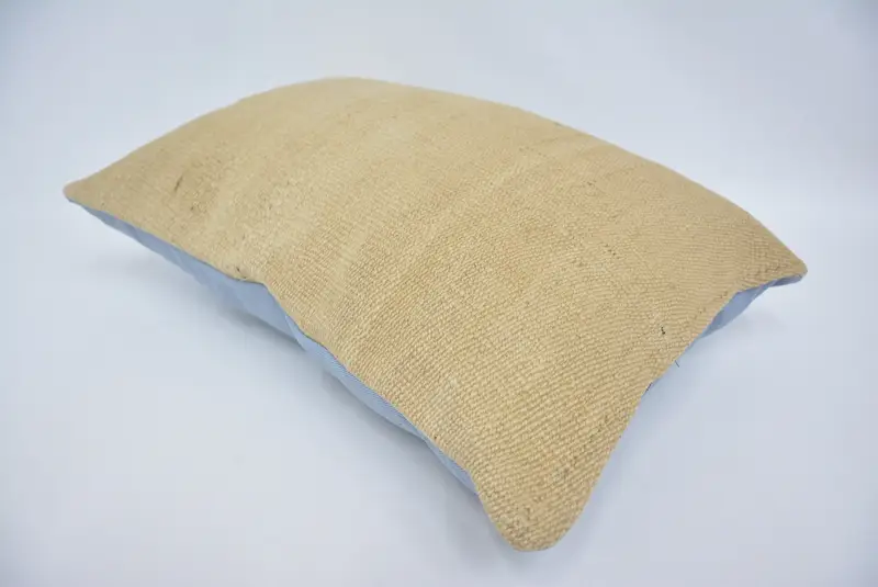 Comfy Throw Cushion Cover, Pillow for Sofa, Pillow, Kilim Pillow, Kilim Cushion Sham, Pet Pillow, Garden Cushion Case, 16x24 Beige Cushion - 6
