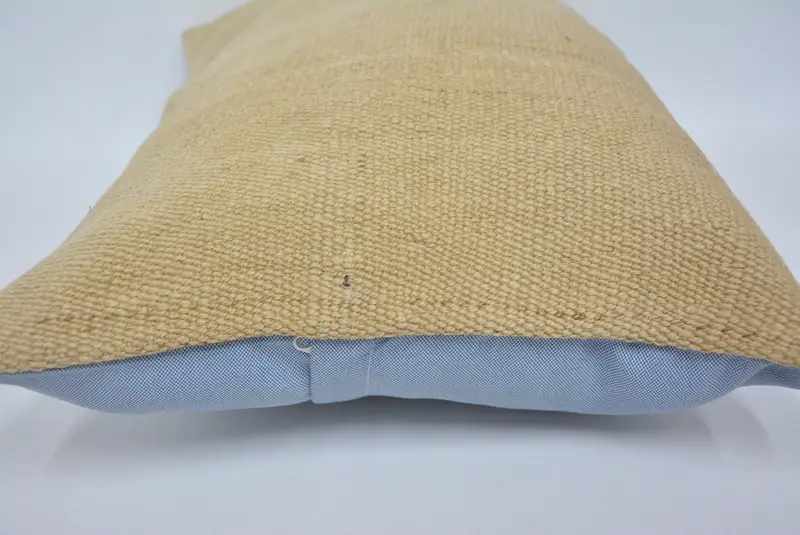 Comfy Throw Cushion Cover, Pillow for Sofa, Pillow, Kilim Pillow, Kilim Cushion Sham, Pet Pillow, Garden Cushion Case, 16x24 Beige Cushion - 5