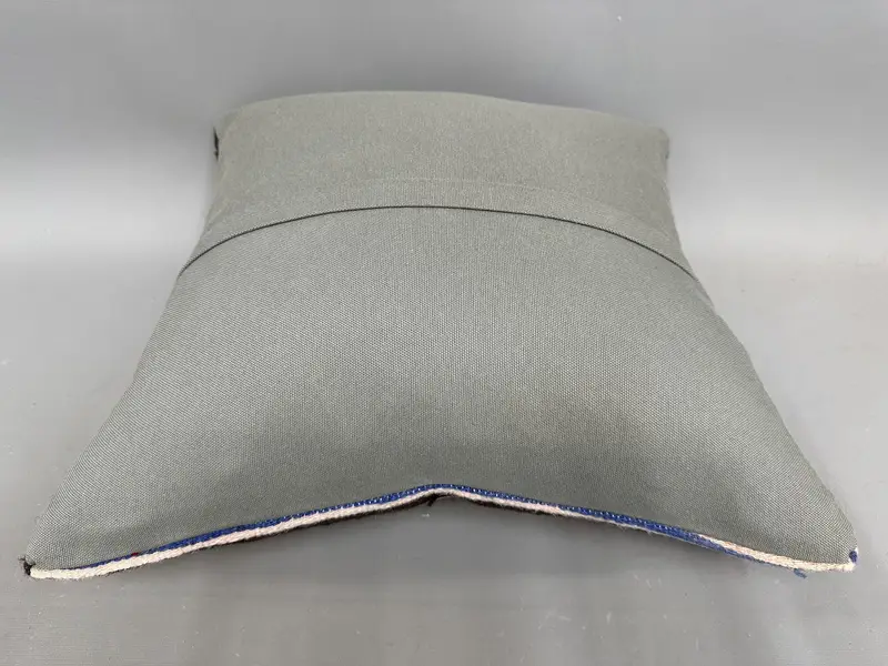 Vintage Pillow, Vintage Kilim Pillow, 20x20 Orange Pillow Case, Sofa Bolster Pillow Cover, Boho Pillow Sham Cover, Lounge Throw Pillow Cover, Pillow - 7