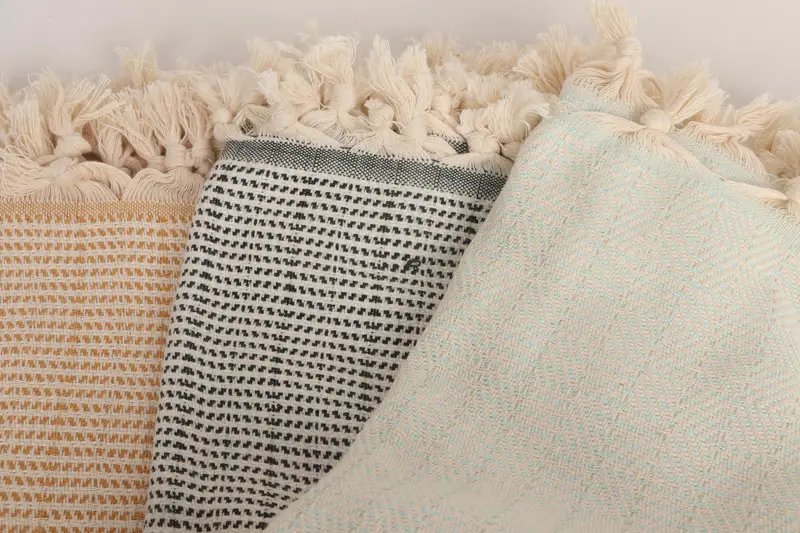 92x76 Cotton Geometric Towel, Housewarming Gift, Gift For Him, Wedding Favors, Wedding Anniversary Gift, Turkish Beach Blanket, Turkish Blanket - 6