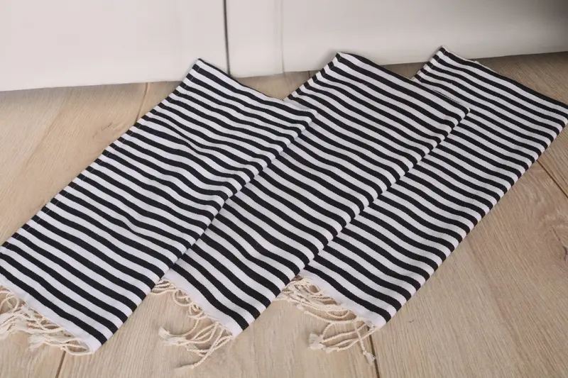 40x18 Cotton Striped Towel, Bachelor Bachelorette Party Favors, Bridesmaid Gifts, Bachelorette Towel, Bathroom Towels, Kitchen Towel, Gift For Her - 6