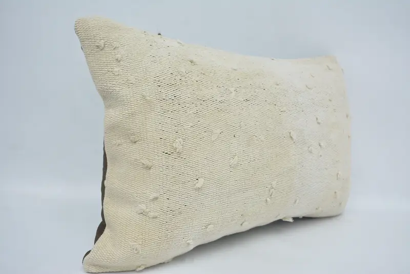 Interior Designer Pillow, Home Decor Pillow, Kilim Pillow Cover, 16x24 White Cushion, Pillow Cover, Neutral Throw Cushion - 3