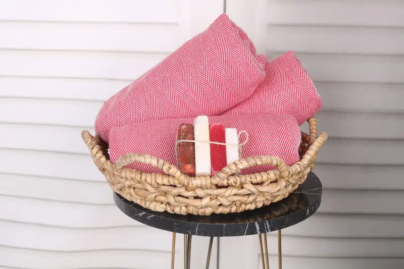 68x36 Cotton Herringbone Towel, Gift For Her, House Warming Gift, Travel Towel, Sand-resistant towel, Bachelorette Party Favors, Custom Name Towel - 4