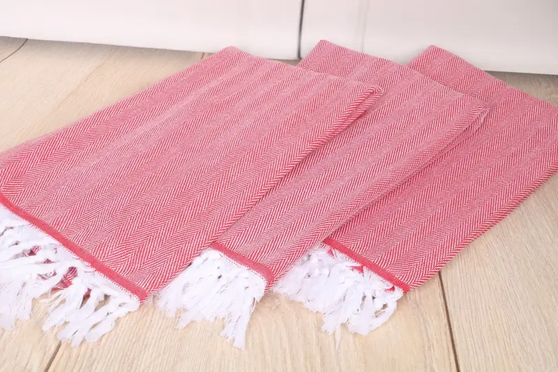 68x36 Cotton Herringbone Towel, Gift For Her, House Warming Gift, Travel Towel, Sand-resistant towel, Bachelorette Party Favors, Custom Name Towel - 6